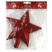 Верхушка Звезда 22см пластик красный 183526 ЛЬДИНКА 