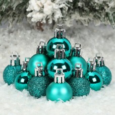 Набор шаров 2,5см 12шт блест, мат, глянц ...