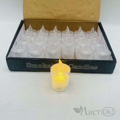 Свеча LED декор. 6,5см 2100C 