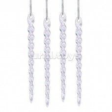 Набор новогодних украшений 4шт 13,5см Набор новогодних украшений 4шт 13,5см