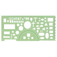 Линейка офицерская 20см, зеленая, 65 тактических элементов, отливная шкала, 210833 Brauberg Линейка офицерская 20см, зеленая, 65 тактических элементов, отливная шкала, 210833 Brauberg