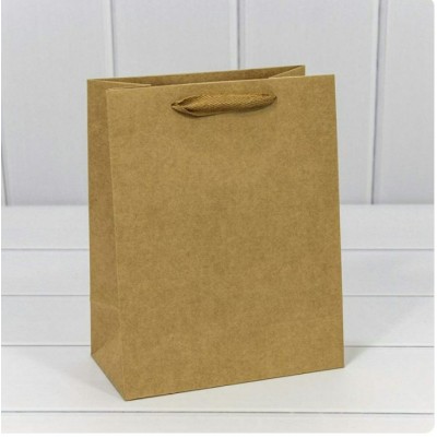 Пакет подарочный Крафт 18*23*10 170г 000222E 