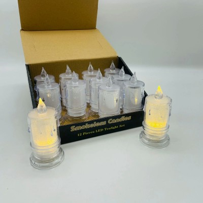 Свеча LED -Ночник декор. 9см 2104В 