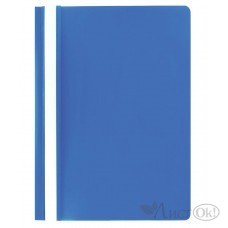 Папка-скоросш. А4 прозр.верх, пластик, 110/120мкм ПС-110/229236 голубой БИЗНЕС ЦЭНТР 