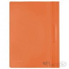 Папка-скоросш. А4 прозр.верх, пластик, 110/120мкм ПС-110 оранжевый БИЗНЕС ЦЭНТР 