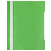 Папка-скоросш. А4 прозр.верх, пластик, 110/120мкм ПС-110/225728 зеленый БИЗНЕС ЦЭНТР 