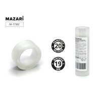 Клейкая лента 19*20, прозрачная,  35 мкм, M-17182 MAZARI 