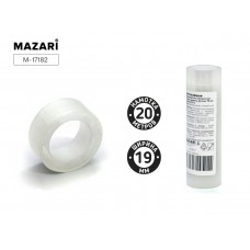 Клейкая лента 19*20, прозрачная,  35 мкм, M-17182 MAZARI 
