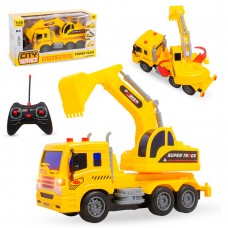 Игрушка на упр. Автоэкскаватор со световыми эффектами 26см 3588-4 TONGDE 2365284 Tongde 