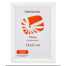 Фоторамка-дерево 15x21см  МДФ белый, с пластиком M17  5-45538 Светосила 