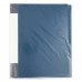 Папка на 2-х кольцах А4 25мм d-20мм 700 мкм, внутренний карман, сменная этикетка, синий, 190955 KLERK 
