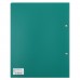 Папка на 2-х кольцах А4 25мм d-20мм 700 мкм, внутренний карман, сменная этикетка, зеленый, 190956 KLERK 