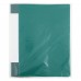 Папка на 2-х кольцах А4 25мм d-20мм 700 мкм, внутренний карман, сменная этикетка, зеленый, 190956 KLERK 