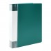 Папка на 4-х кольцах А4 30мм d-25мм 700 мкм, внутренний карман, сменная этикетка, зеленый, 200259 KLERK 
