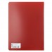 Папка на 4-х кольцах А4 30мм d-25мм 700 мкм, внутренний карман, сменная этикетка, красный, 200260 KLERK 