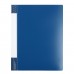 Папка на 4-х кольцах А4 30мм d-25мм 700 мкм, внутренний карман, сменная этикетка, синий, 200261 KLERK 