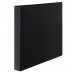 Папка 40 файлов 600 мкм 25мм А4, пластик, черный, 190884 KLERK 