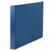 Папка 40 файлов 600 мкм 25мм А4, пластик, синий, 190885 KLERK 