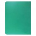 Папка 40 файлов 600 мкм 25мм А4, пластик, зеленый, 190886 KLERK 