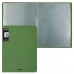 Папка 60 файлов 600 мкм 35мм торц + внутр карман, А4, пластик, зеленый пастельный, Nude, 241448 KLERK 