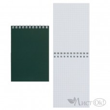 Блокнот А6 (97*141) 40л клетка дв. спираль, обл мягк карт 