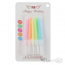 Набор свечей для торта 10шт 5,5см 