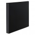 Папка 30 файлов 500 мкм 15мм А4, пластик, черный, 190874 KLERK 