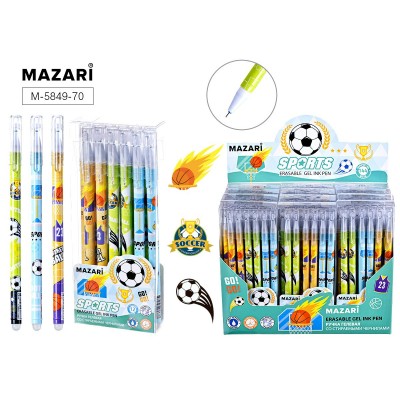 Ручка гелевая 0.38 мм синяя 