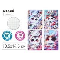 Блокнот А6 60л на евроспирали 