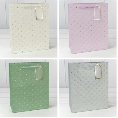 Пакет подарочный с тиснением 