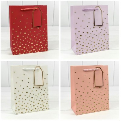 Пакет подарочный с тиснением 