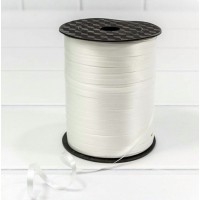 Лента для упаковки 5мм*500ярд белая 500581/7 