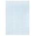 Бумага миллим. А4 20 листов, голубая в папке  ПЛОТНАЯ 80г/м2 113485 STAFF 