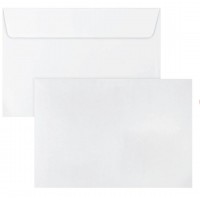 Конверт 114х162мм С6 отрывная лента, внутренняя запечатка, 80 г/м2, 80г/м2, (1/100) 112190 Brauberg 