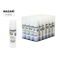 Клей-карандаш 9гр. HITOMY, ПВА, для бумаги, картона, фотографий, ткани, термоусадочная пленка M-5670S MAZARI 