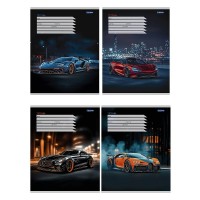 Тетрадь 12 л. косая линия 