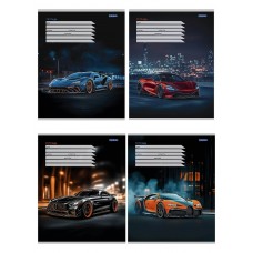 Тетрадь 12 л. косая линия 