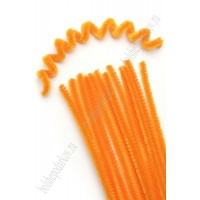 Проволока пушистая 6мм 30см синельная SF-3311, оранжевый, цена за 1шт. 96-65 