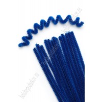 Проволока пушистая 6мм 30см синельная SF-3311, синий №А024, цена за 1шт. 96-10 