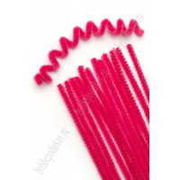 Проволока пушистая 6мм 30см синельная SF-3311, фуксия, цена за 1шт. 96-11 