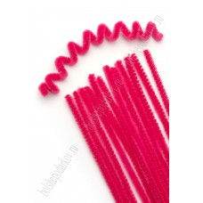 Проволока пушистая 6мм 30см синельная SF-3311, фуксия, цена за 1шт. 96-11 