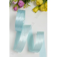 Лента атласная 2,5 см*25 ярд SF-1357, голубой  №103, 113-162 