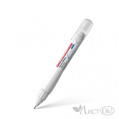 Корректор-ручка 6мл металлический наконечник Arctic white 22104 ERICH KRAUSE 