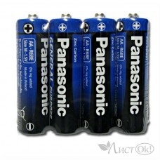 Батарейка LR6 Panasonic Gen.Purpose б/б 4хS (цена за упаковку 4 шт) R6BER/4PR 
