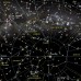 Карта Звездное небо. Планеты. 58*38 см, картон 1619 Геодом 