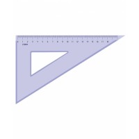 Треугольник 30°х18 см пластик, тонир серый ТК49 Стамм 