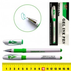 Ручка гелевая 0.5 мм зеленая , ...