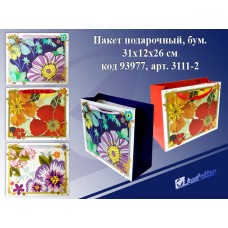 Пакет подарочный бумага 