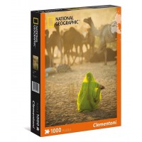 Пазлы CLem.National Geographic.Пазл.1000 эл. Индианка, смотрящая на караван верб 39302 Origami 