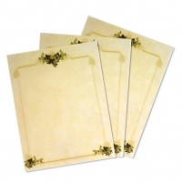 Бумага для скрапбукинга Рамка листья, А4, 20 листов, 100г/м 0732 J.Otten 